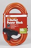 : Ace 3-Outlet Power Block (10P-001-050FOG)
