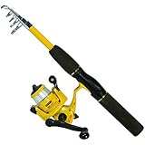 Eagle Claw Pack-It Spin Combo Telescopic Rod (1 Piece)