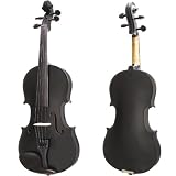 Cecilio Ebony Fitted Full Size Black Violin Outfit