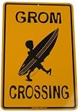 Grom Crossing Aluminum Sign