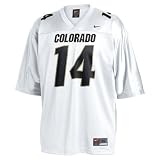 Nike Colorado Buffaloes #14 White Replica Football Jersey at Nike