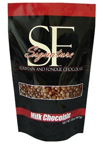 SF Signature Fondue Chocolate, Milk Chocolate, 28-Ounce Pouches (Pack of 2) by Signature Foods