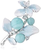 [ヴァンドーム ブティック] VENDOME BOUTIQUE 天然石 アマゾナイト ハーブ タイム ブローチ 花 VBRV5025  AZ