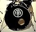HB Bass Drum GoldRush BlackGold Birch 22"x16" Kick Drum - Gold Hardware