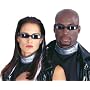 Gothic Nights Vampire Costume Accessory Goth Blade Horror Unisex Blade SUNGLASSES