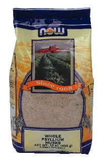 NOW Foods Psyllium Husks Whole, 16 Ounce