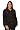 Black Multi Pocket Puff Hem Coat - Size 16
