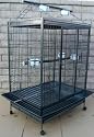 Brand New Parrot Bird Wrought Iron Cage Play-Top With Wheels 40x30x71