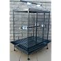 Brand New Parrot Bird Wrought Iron Cage Play-Top With Wheels 40x30x71