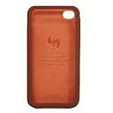 オウルテック iPhone4/4S用 本革素材カバー OWL-CVIP11(BR)