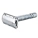 Butterfly Safety Razor by JTrim Heavy Duty Men Shaver Double Edge Safety Razor Chrome Plated with 5 Platinum Blades and Travel Case Includes JPT-BFSR Jay's Products