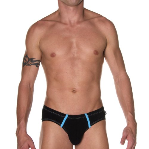 Show-It No Show Brief, Black, Large