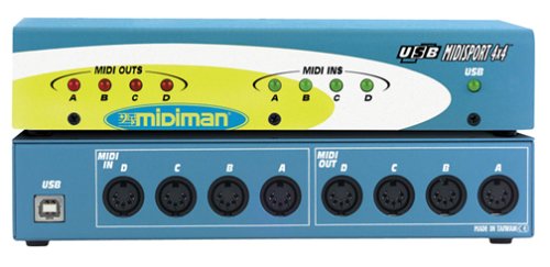 MIDIMAN USB MIDISPORT 4x4 USB MIDI Interface