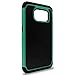 Galaxy S7 Edge Case, CoverON [HexaGuard Series] Shock Absorbing Dual Layer Hybrid Protective Armor Cover Phone Case for Samsung Galaxy S7 Edge - Teal
