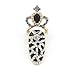 So Beauty Hot Newest Coming Fashion Single Nail Ring Mixed Metal Black Rhinestone Popular Finger Designs