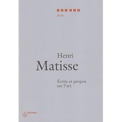 Ecrits et propos sur l'art