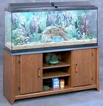 Hot Sale Aquarium Stand - For 55 Gallon Tank (Cherry/Black) (24 3/8"H x 50"L x 15 3/8"W)