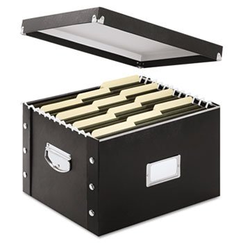Snap-N-Store SNS01536 - Snap N Store Storage Box, Letter/Legal, 16 1/4 x 9 3/4 x 13 1/4, Black