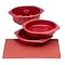 Silicone Solutions Red Cake Baking Set