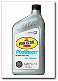 Platinum Full Synthetic Motor Oil Ultimate Protection, SAE 5W-30, quart