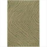 Alfresco 9516 Zebra Indoor / Outdoor Rug Size: Round 8' 9