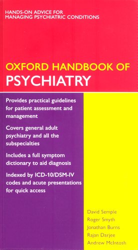 City Travel Guides Discounted  Books : Oxford Handbook of Psychiatry (Oxford Handbooks Series)