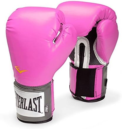 DPPS Maya Hide Leather Boxing Gloves Gel Sparring Glove Punching Bag Mitts Training Muay Thai F7(Pink(10oz))