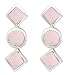 Kit Heath Sterling Silver 30T6Ps Ladies Pink Shell Stud Earring