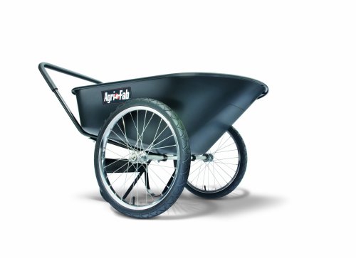 Agri-Fab 45-0226 6-Cubic Feet Poly Garden Cart, Push, Black On Sale