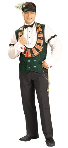 Card Dealer Adult Halloween Costume Size Standard  