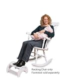 KidKraft Hill Country Rocker in White (Adult Rocking Chair)