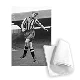 Jackie Millburn Newcastle United FC - Tea Towel 100% Cotton - Art247 - Tea Towel - 46x70cm