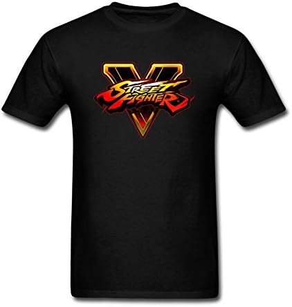 VinDT Men's Street Fighter V 5 Game T-Shirts Size XL Black