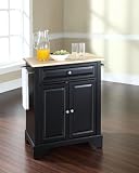 Crosley Furniture KF30021BBK LaFayette Portable Kitchen Island