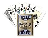 Copag Plastik Kartenspiel, Special Edition Texas HoldEm Poker Size mit Jumbo Index in schwarz