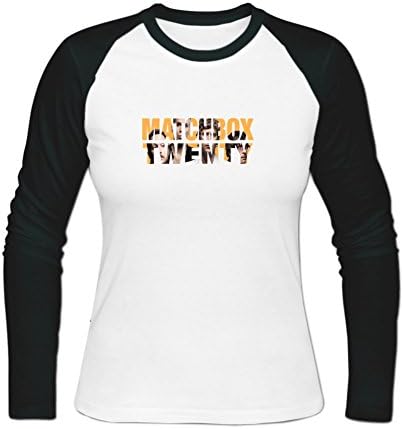 YONGZ Women's Matchbox Twenty tshirt, baseball shirt S White