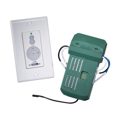 Minka-Aire WC223, Wall 3-Speed Fan & Up/Down Light Dimmer (with Receiver)