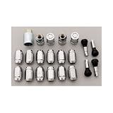 McGard 84654: Lug Nuts, Conical Seat, 12mm x 1.25 RH, Closed End, Standard/Locking, Chrome Plated Steel, Set of 24