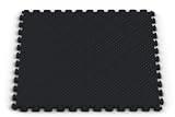 Norsk-Stor, Raised Diamond Garage Flooring, 6 Pack - Black