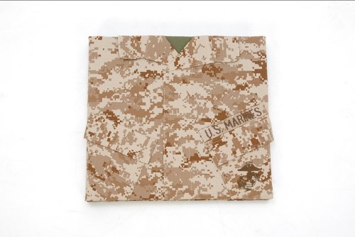 Uniformed Scrapbooks of America - 12 x 12 Postbound Album - Military Uniform Cover - U.S. Marine Corps - Desert