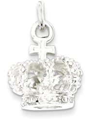 Sterling Silver Crown Charm