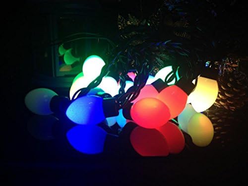 TQS™ 16ft String Lights Candle Stick 20 pcs C9 Bulbs Chirstmas Xmas Party Wedding Lights Color