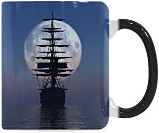 Custom Sailing The Moon Morphing Mug Sensitive Color Changing Coffee Cup by CLAN1984