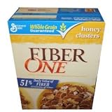 General Mills Fiber One Honey Clusters Cereal 1 Pound, 15.5 Total Ounce Value Box
