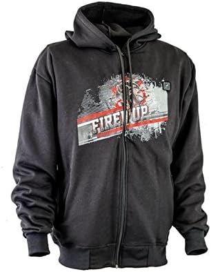 Fired Up Heated Hoodies, Black, Large