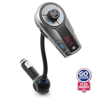 GOgroove FlexSMART X2 ADVANCED Wireless In-Car Bluetooth FM Transmitter with Charging, Music Control and Hands-Free Calling for ANDROID, iPhone, Blackberry and Windows Smartphones