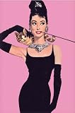 Empire 22271 Audrey Hepburn - Pink - Classic Film Poster Druck - 61 x 91.5 cm