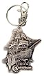 Pirates of the Caribbean Ship Pewter Key Chain