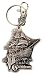 Pirates of the Caribbean Ship Pewter Key Chain