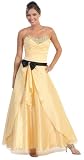 Strapless Junior Prom Dress Long Gown #2608